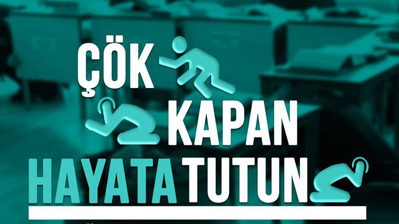 Saat 18:57’e dikkat! Bugün büyük deprem tatbikatı var ‘Çök-Kapan-Tutun’