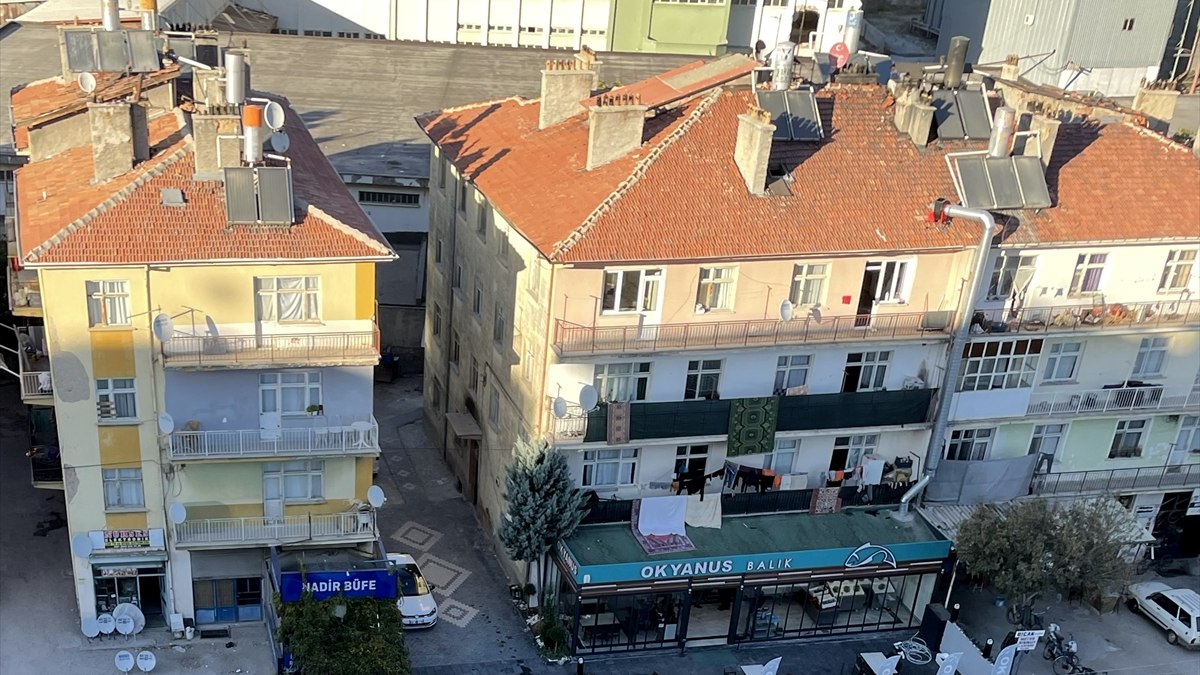 Konya’da çöken 4 katlı binanın eski hali