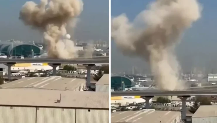 İran, Dubai Havalimanı’nı vurdu! Uçuşlar askıya alındı