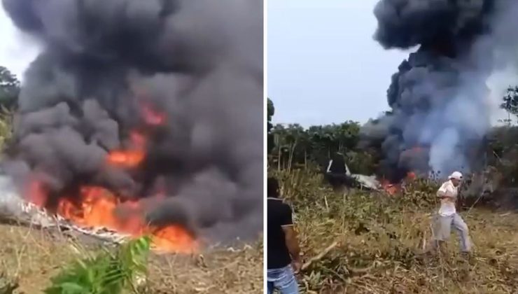 Kolombiya’da askeri uçak düştü: 8 kişi hayatını kaybetti, 73 yaralı