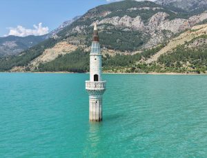 Alaköprü Barajı’nda Yerleşim Yeri Su Altında Kaldı