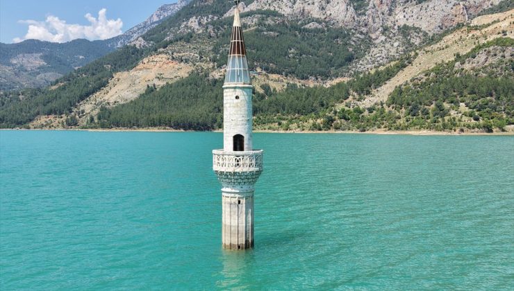 Alaköprü Barajı’nda Yerleşim Yeri Su Altında Kaldı