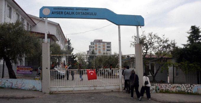 Kahramanmaraş’ta saldırının olduğu okul, geçici olarak kapatıldı