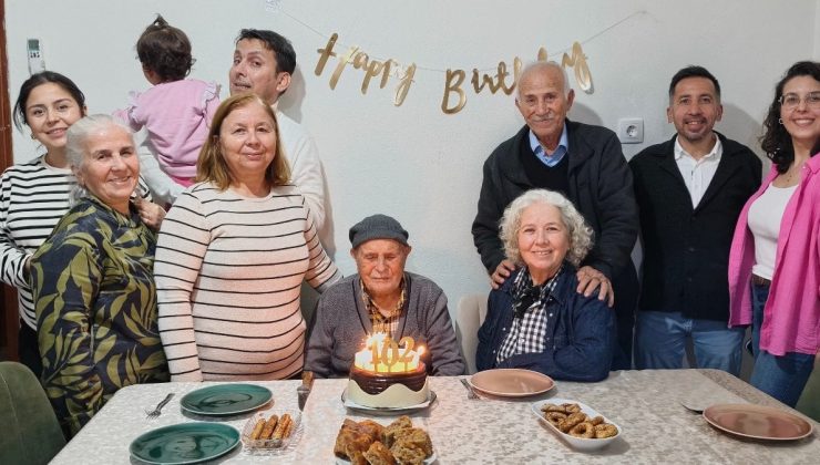 Mersin’de 102 yaşına giren dededen tavsiyeler