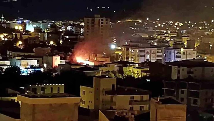 Mersin’de ev yangını