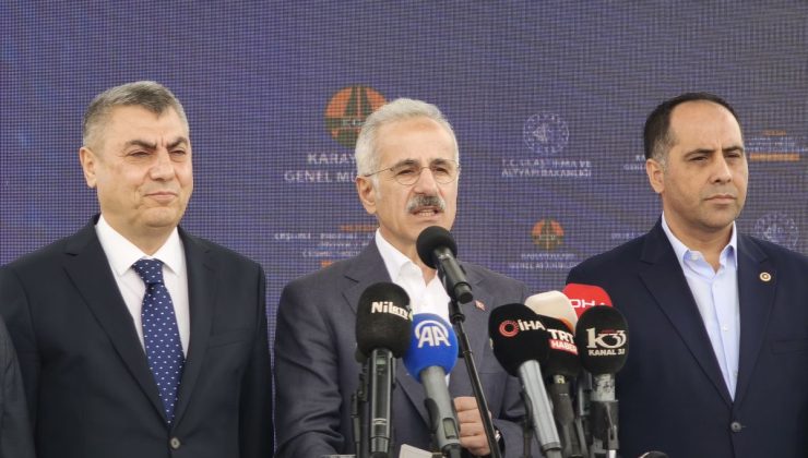 Bakan Uraloğlu: Mersin’de Çeşmeli-Erdemli-Silifke-Taşucu Otoyolu’nun tamamını bu sene hizmete açacağız