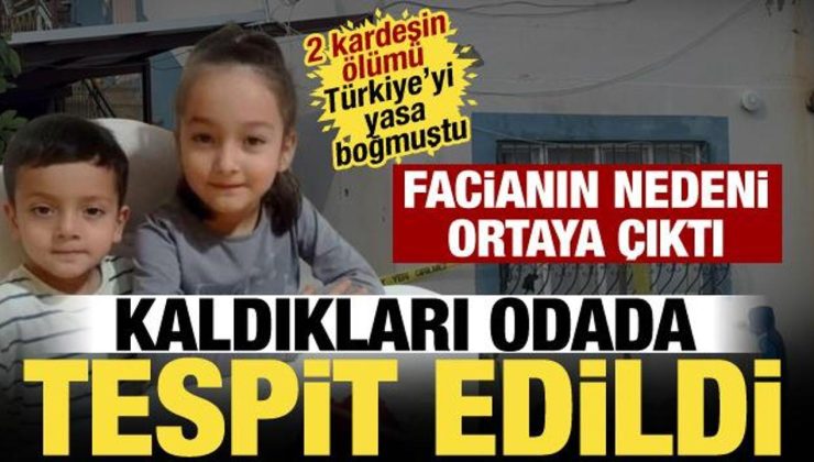 Mersin’de 2 kardeşin ölümünde yeni gelişme! İlk rapor ortaya çıktı: Tehlikeli gaz…
