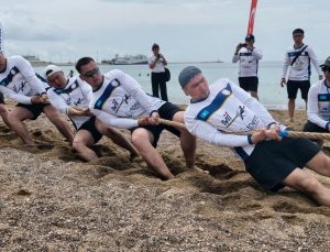 Mersin’de güç savaşı: Halat çekme turnuvası nefes kesti
