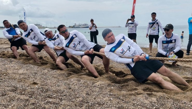Mersin’de güç savaşı: Halat çekme turnuvası nefes kesti