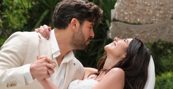 Nesrin Cavadzade nikah pozlarını paylaştı