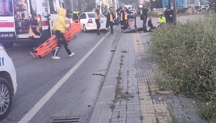 Ölümden döndüler: Refüje çarpan araçta 3 kişi yaralandı