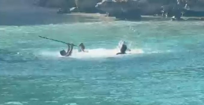Denizde şişe ve sopayla darp olayında 3 tutuklama