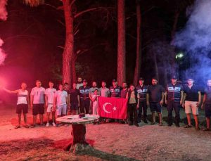 Jandarma ekiplerine kavga ihbarlı sürpriz kutlama