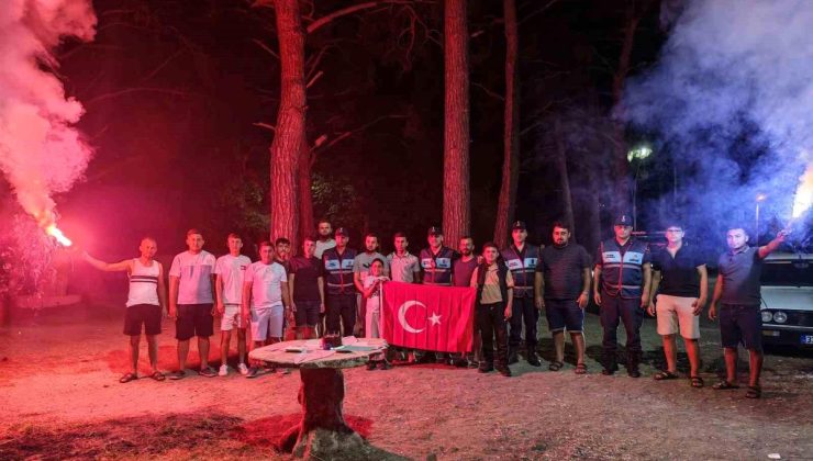 Jandarma ekiplerine kavga ihbarlı sürpriz kutlama