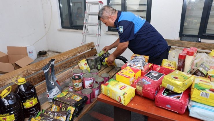Mersin’de markette son tüketim tarihi geçmiş 2 bin 110 gıda ürünü ele geçirildi